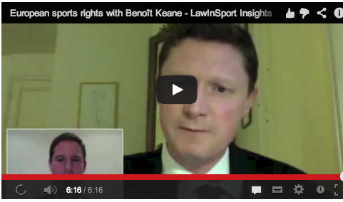 European sports rights - interview with Benoît Keane